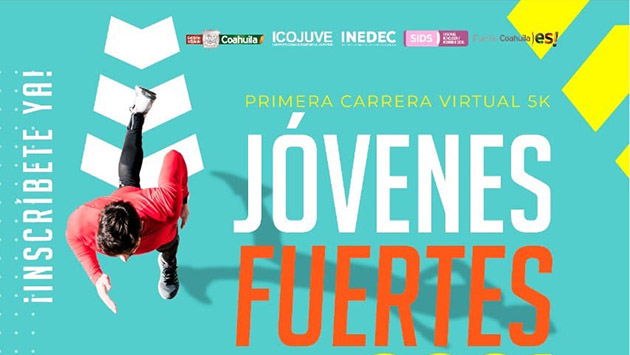 Coahuila realizará la primera carrera virtual 5K 'Jóvenes Fuertes 2021' – Periódico Zócalo | Noticias de Saltillo, Piedras Negras, Monclova, Acuña - Vimarsana News