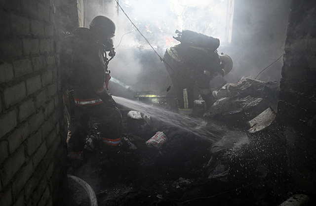 Menos 15 muertos en un ataque ruso en el sur de Ucrania